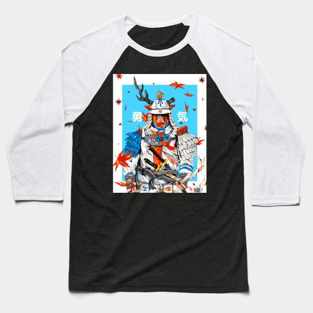 Snow Ronin Baseball T-Shirt by K2Gproject